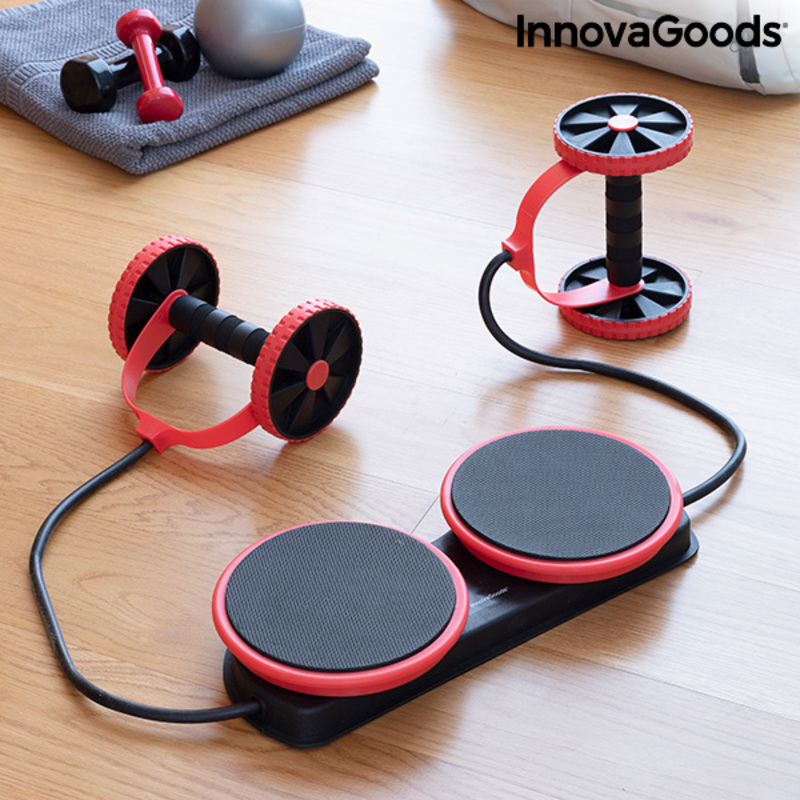 Magrulle med roterande skivor, elastiska band och träningsguide Twabanarm InnovaGoods - 6