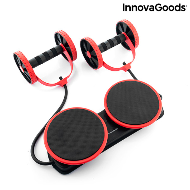 Magrulle med roterande skivor, elastiska band och träningsguide Twabanarm InnovaGoods - 3