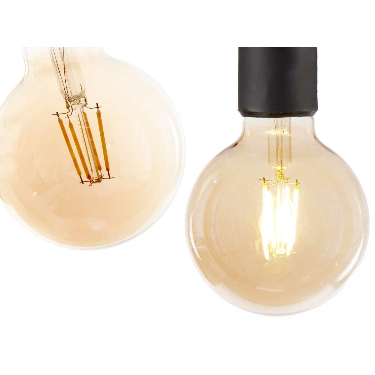 LED-lampa Vintage E27 Transparent 4 W 9,5 x 14 x 9,5 cm (12 antal) - 7