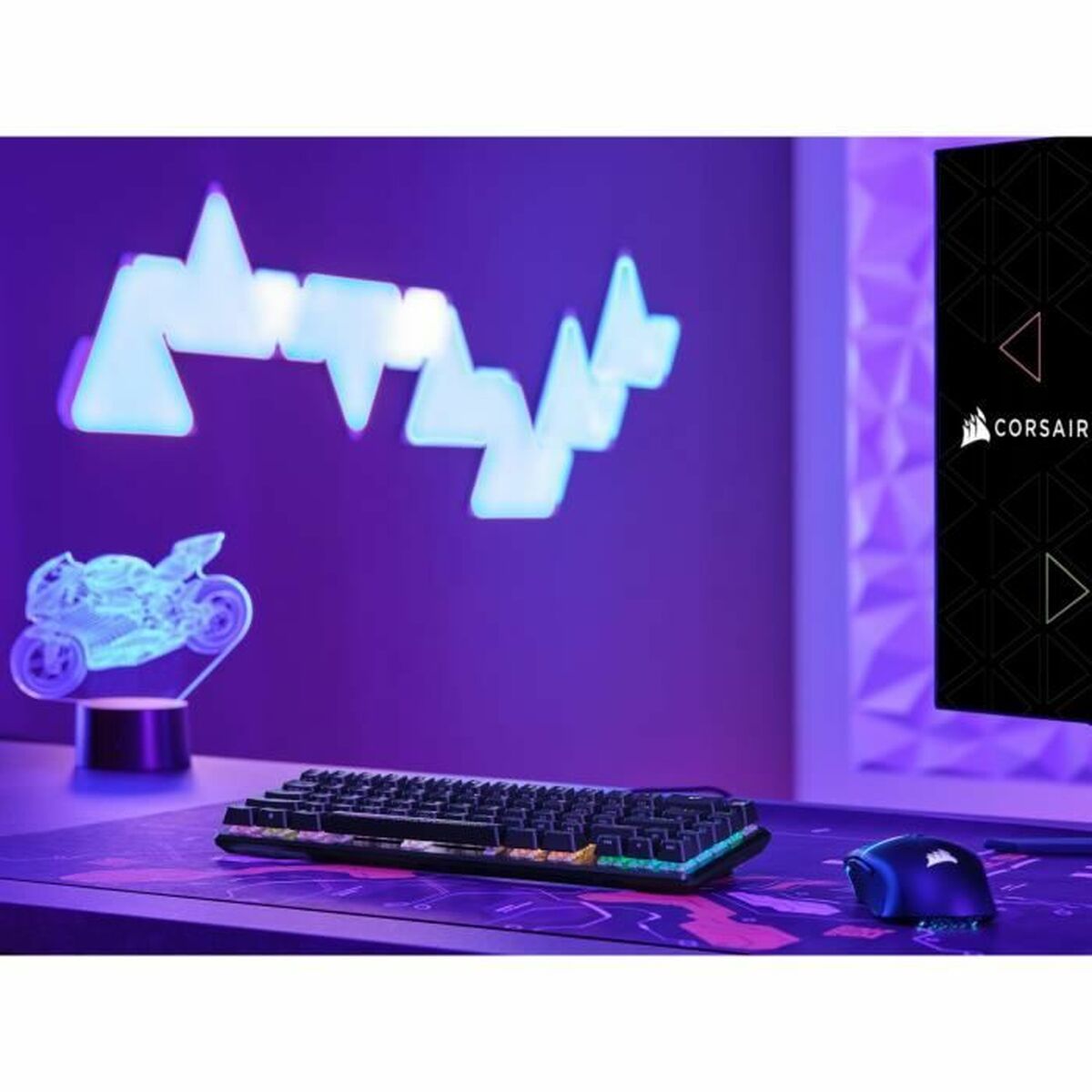Tangentbord Corsair K65 PRO MINI Svart Franska AZERTY - 4