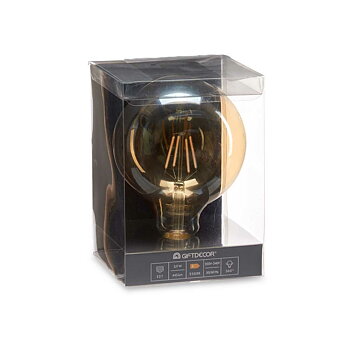 LED-lampa Gift Decor Transparent 4 W E27 12,5 x 17,5 x 12,5 cm Vintage 12 antal