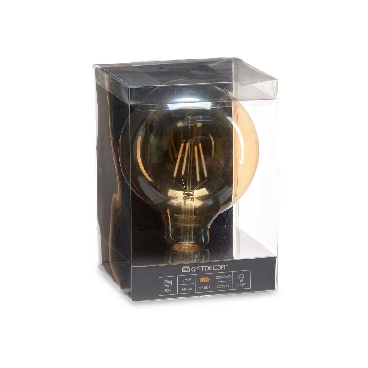 LED-lampa Gift Decor Transparent 4 W E27 12,5 x 17,5 x 12,5 cm Vintage 12 antal - 4
