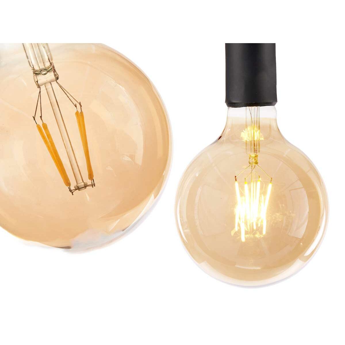 LED-lampa Gift Decor Transparent 4 W E27 12,5 x 17,5 x 12,5 cm Vintage 12 antal - 7