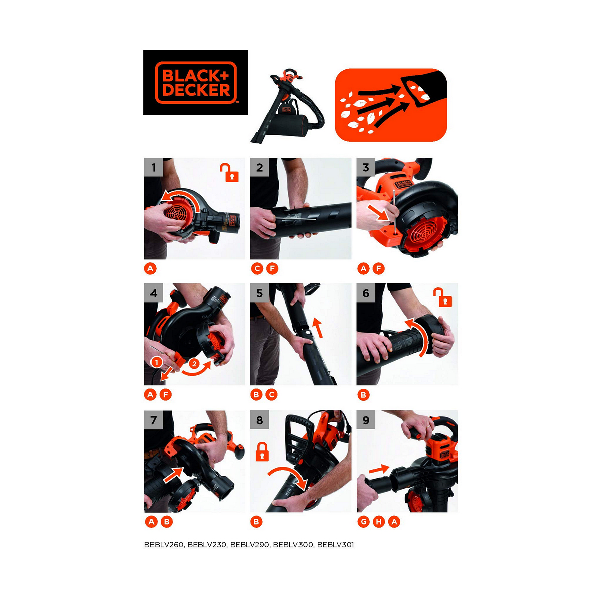 Blås Black & Decker BEBLV260-QS - 3