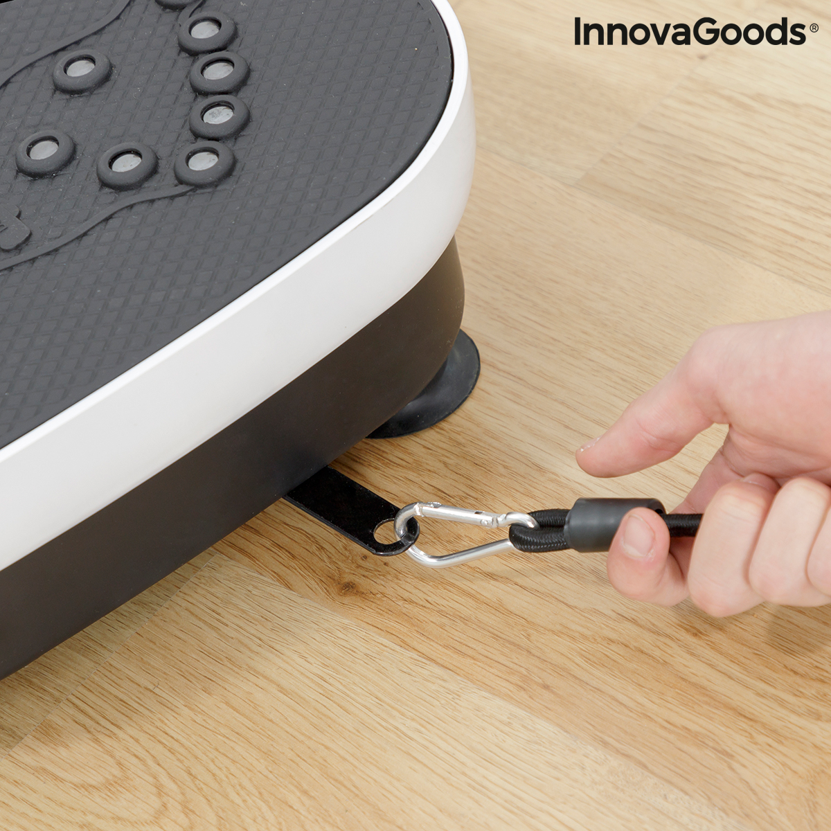 Vibrationsplatta med tillbehör och träningsguide Vybeform InnovaGoods - 8