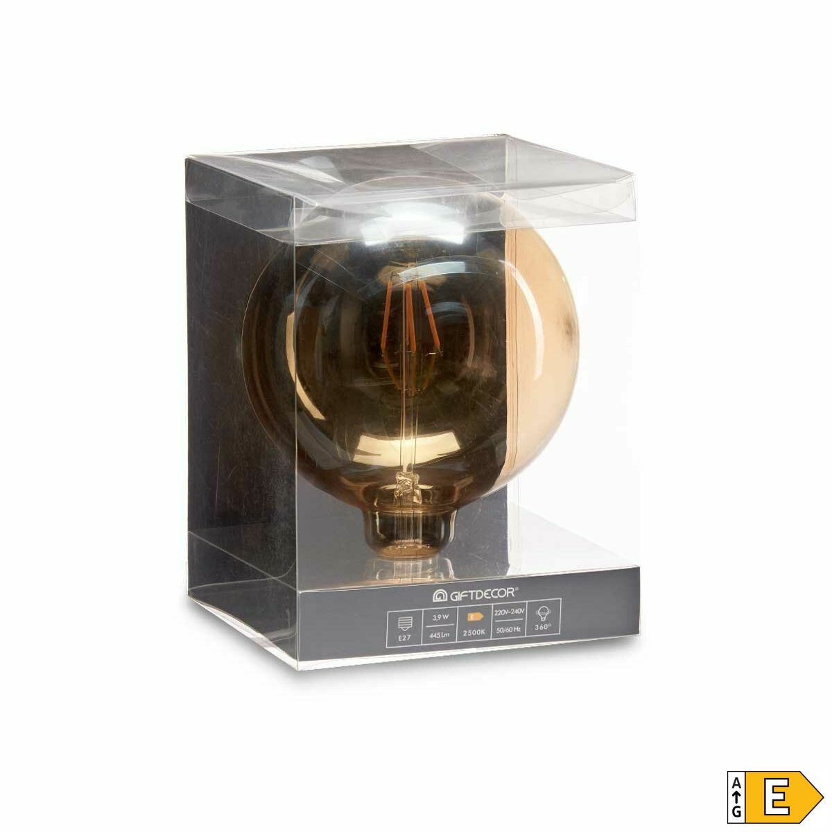 LED-lampa Gift Decor Transparent 4 W E27 14 x 19 x 14 cm Vintage 12 antal - 8