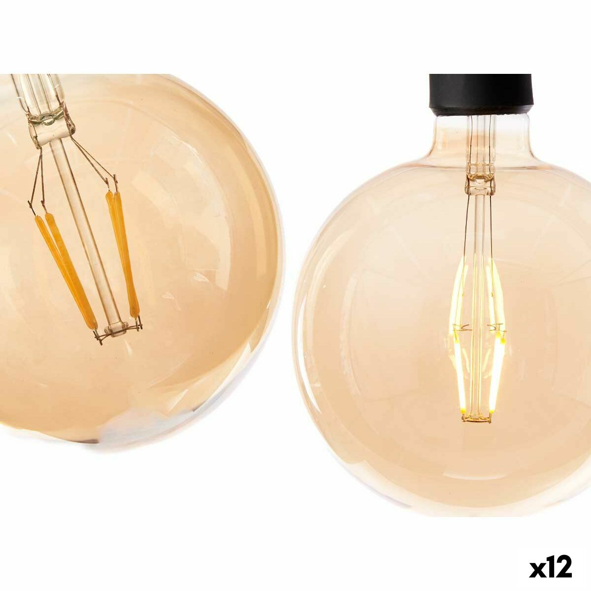 LED-lampa Gift Decor Transparent 4 W E27 14 x 19 x 14 cm Vintage 12 antal - 3