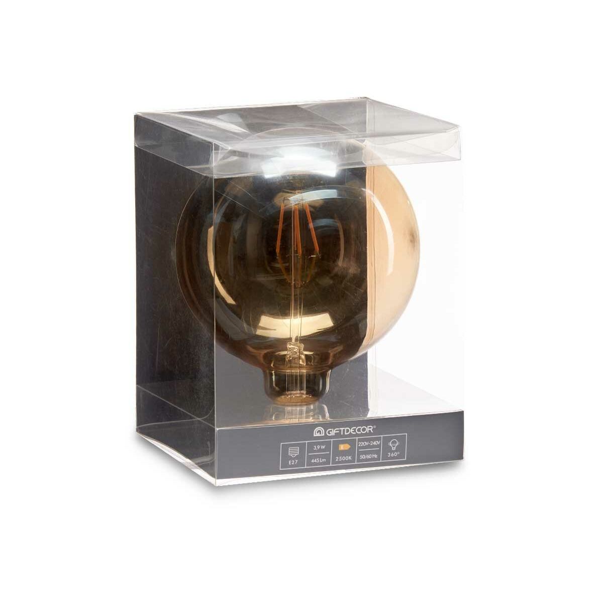 LED-lampa Gift Decor Transparent 4 W E27 14 x 19 x 14 cm Vintage 12 antal - 4