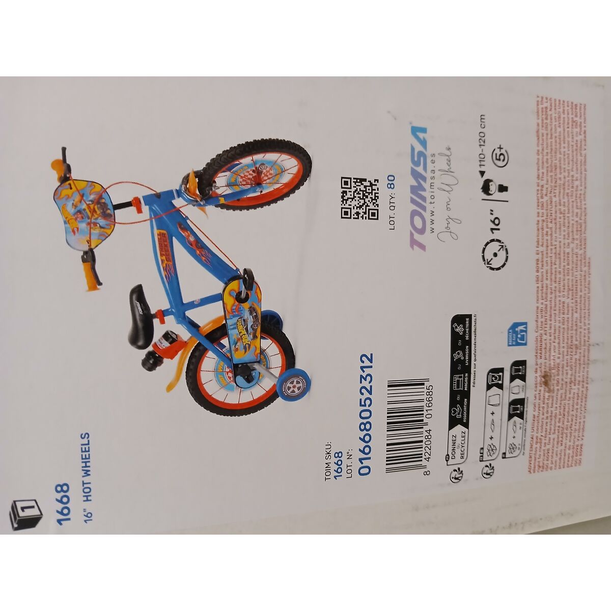 Barncykel Toimsa Hotwheels Blå - 3