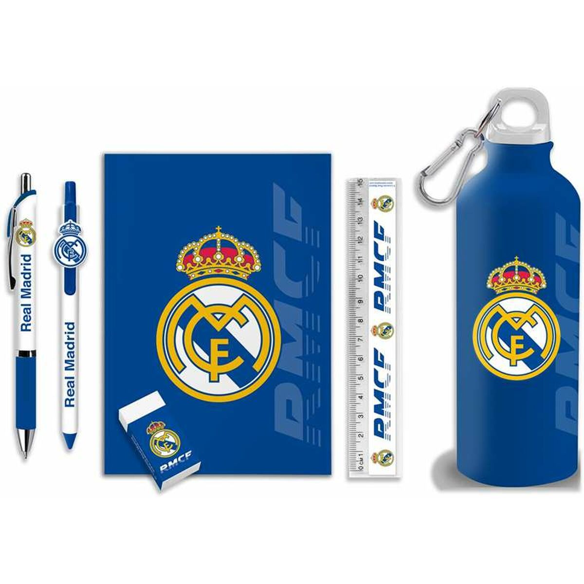 Brevpapper Set Real Madrid C.F. Blå Vit
