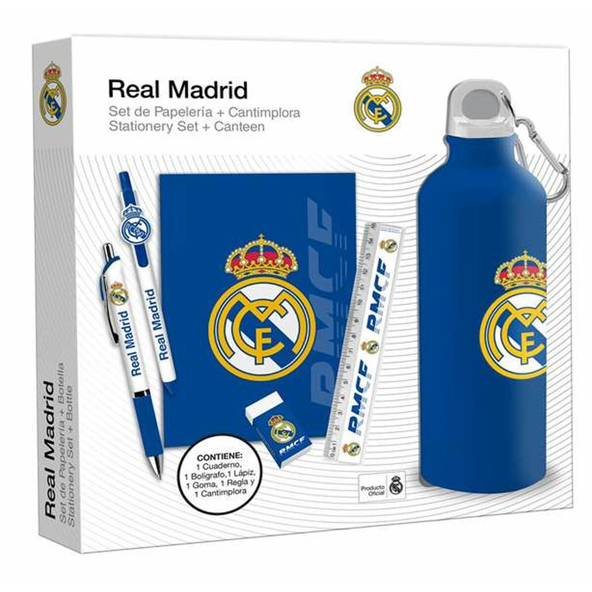 Brevpapper Set Real Madrid C.F. Blå Vit - 3