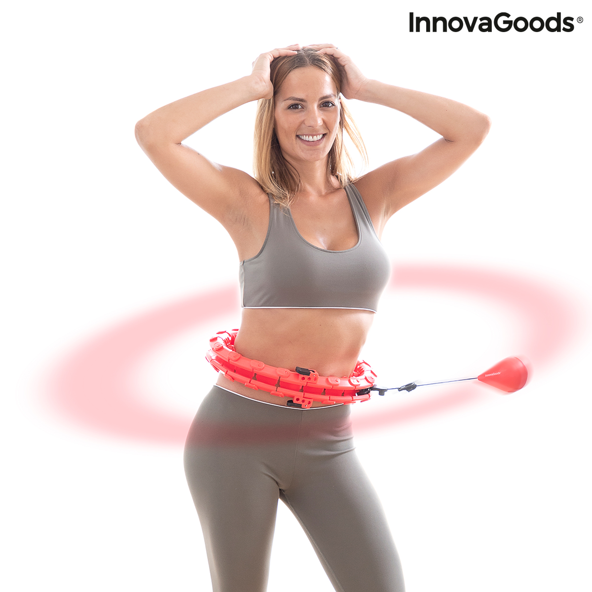 Justerbar Smart Fitness Hoop med vikt Fittehoop InnovaGoods - 4