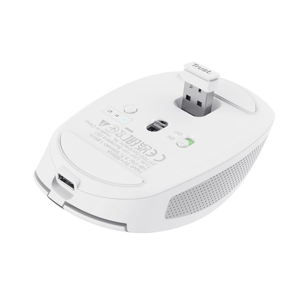 Mus Trust 24933 Vit 3200 DPI - 5