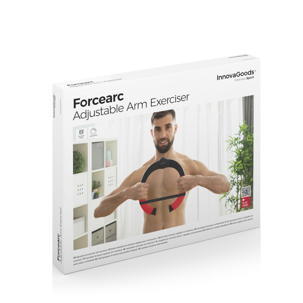 Justerbar armtränare med motstånds- och träningsguide Forcearc InnovaGoods - 14