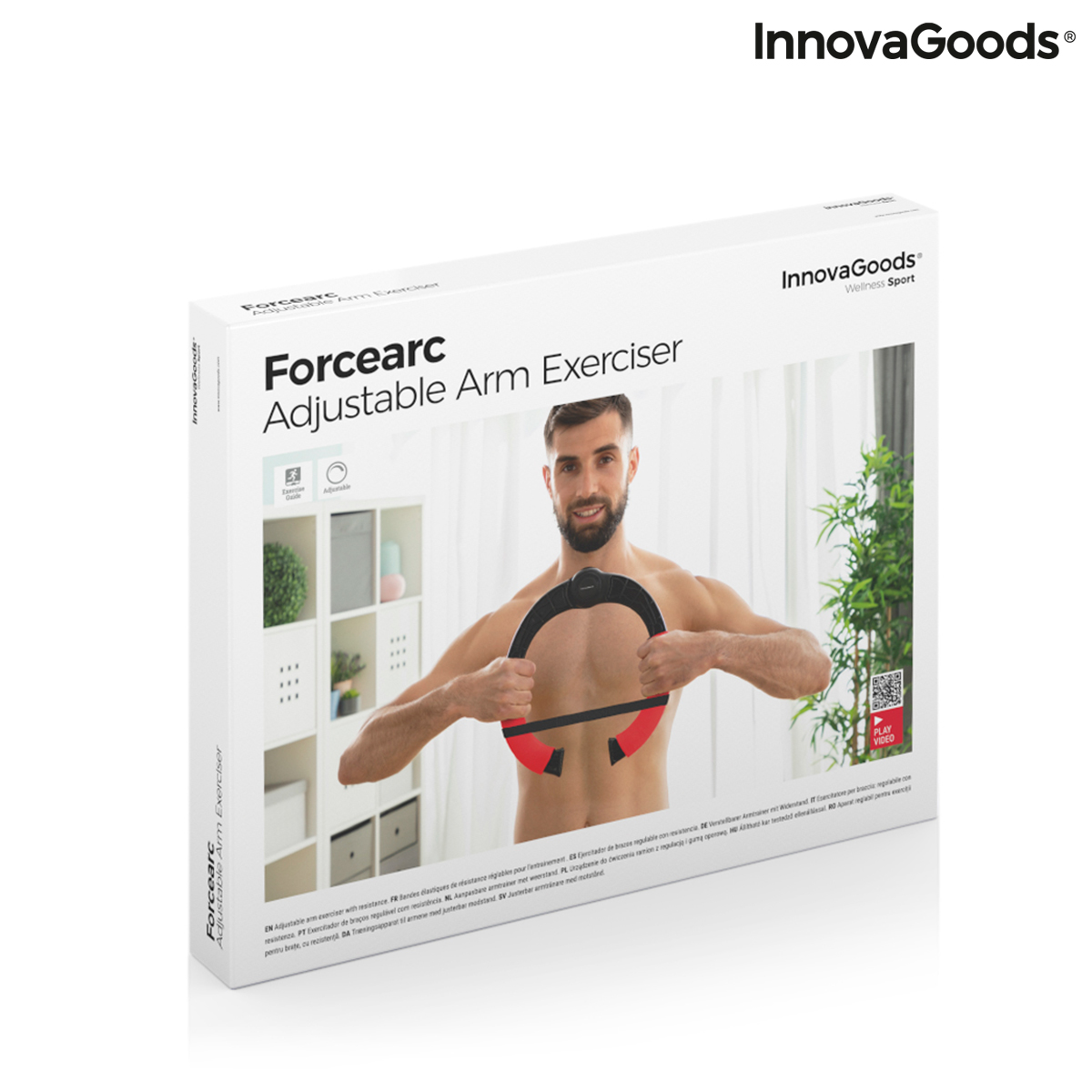 Justerbar armtränare med motstånds- och träningsguide Forcearc InnovaGoods - 2