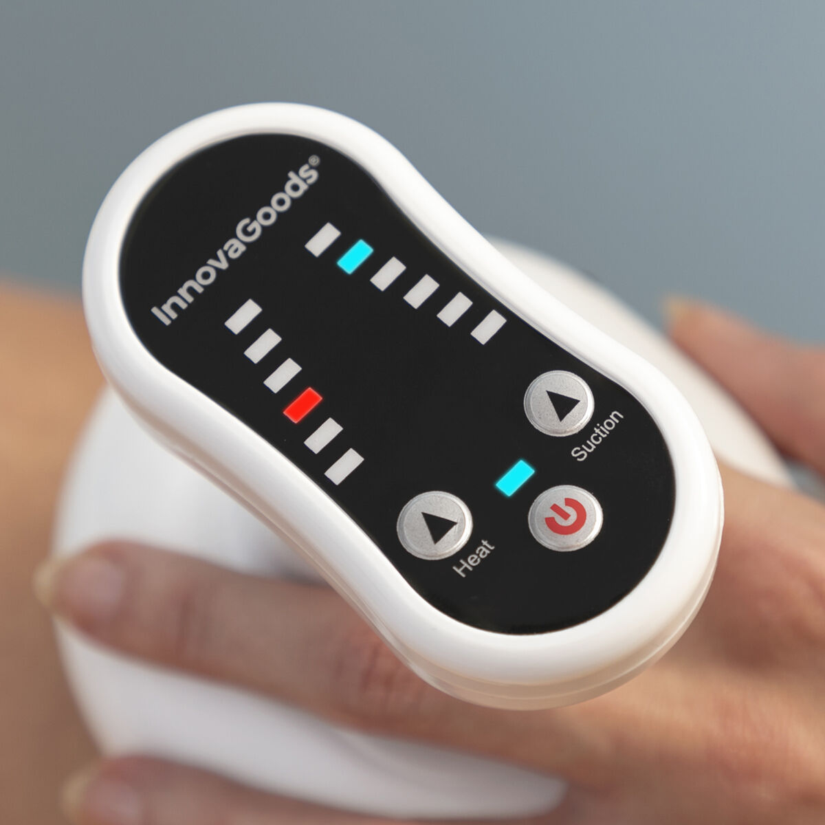 Uppladdningsbar och cellulitmotverkande sug- och massageenhet med värme Cellout InnovaGoods - 41