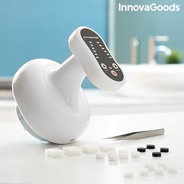 Uppladdningsbar och cellulitmotverkande sug- och massageenhet med värme Cellout InnovaGoods - 17