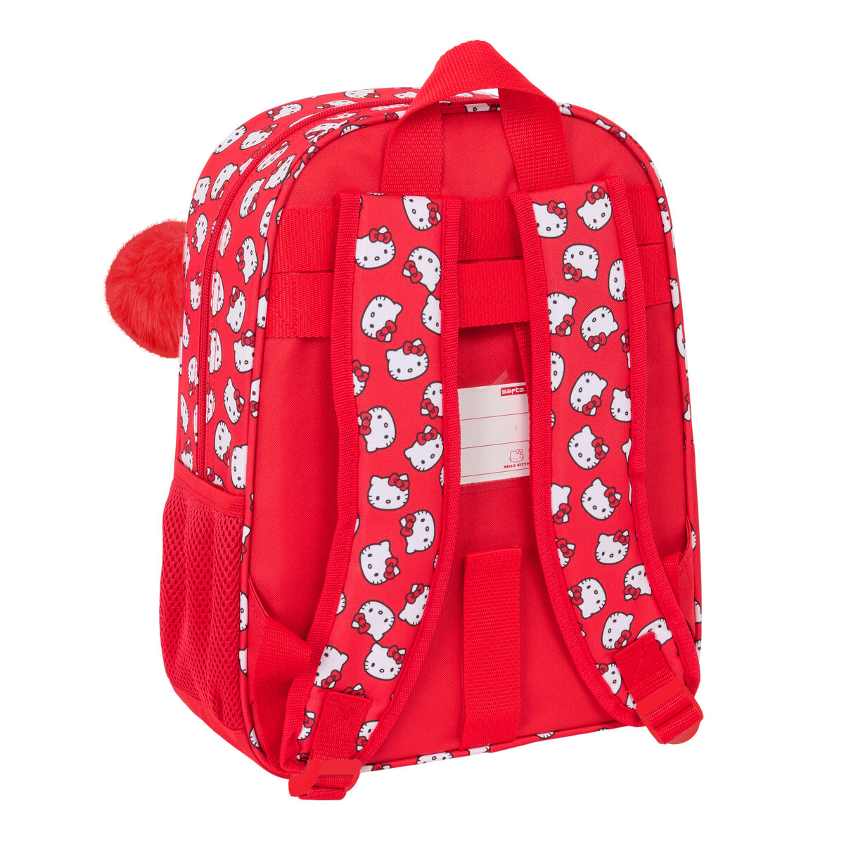 Skolryggsäck Hello Kitty Iconic Vit Röd 26 x 34 x 11 cm - 3