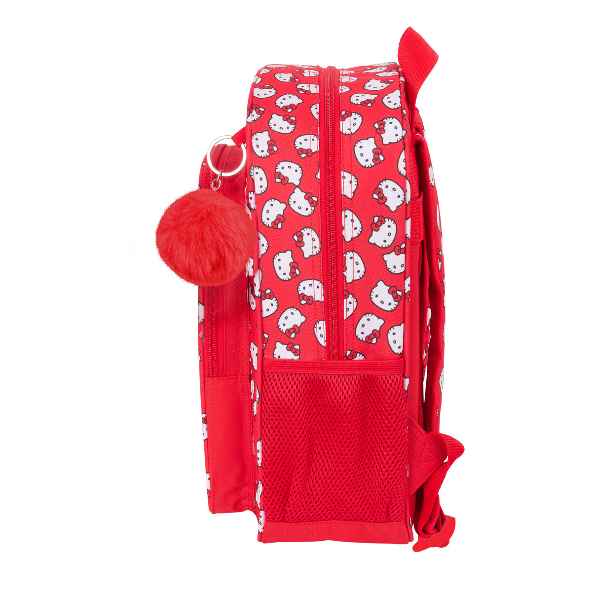 Skolryggsäck Hello Kitty Iconic Vit Röd 26 x 34 x 11 cm - 2