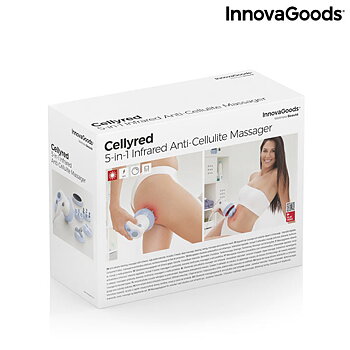 5-i-1 Vibrerande och cellulitmotverkande massageenhet med infrarött ljus Cellyred InnovaGoods