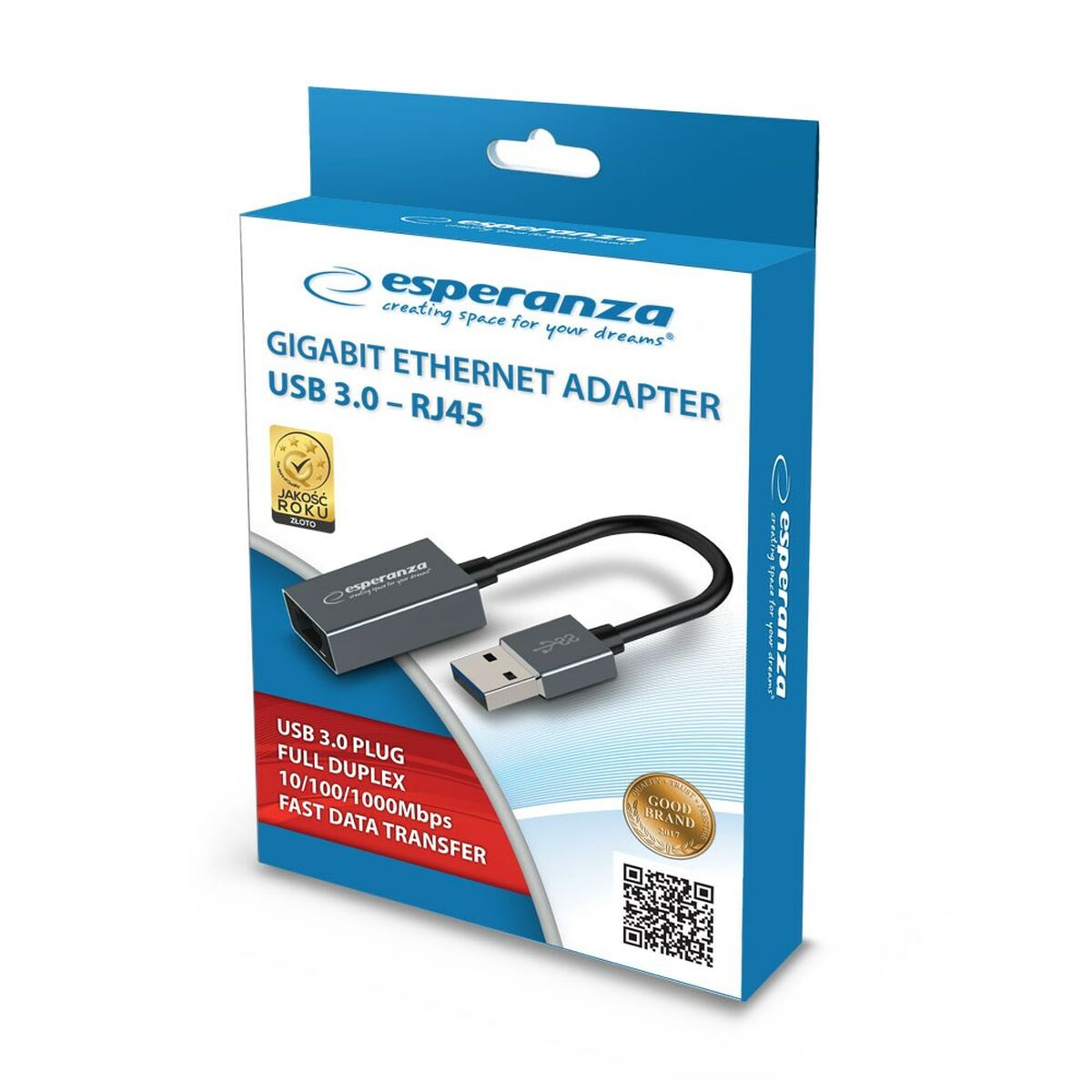 USB till Ethernet Adapter Esperanza ENA101 18 cm - 4