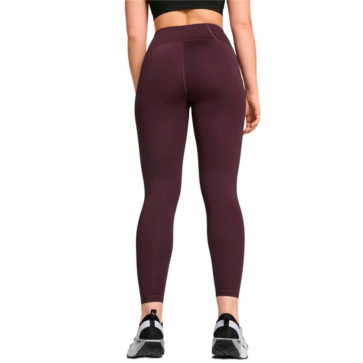 Sport-leggings, Dam Puma Favorite Forever High Waist 7/8 Bordeaux - 4