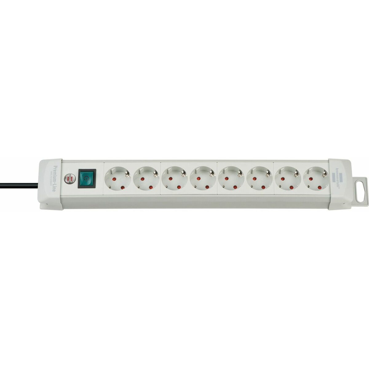 Ellist 4 Tomas-uttag med brytare Brennenstuhl Premium-Line 3600 W (1,8 m) - 3