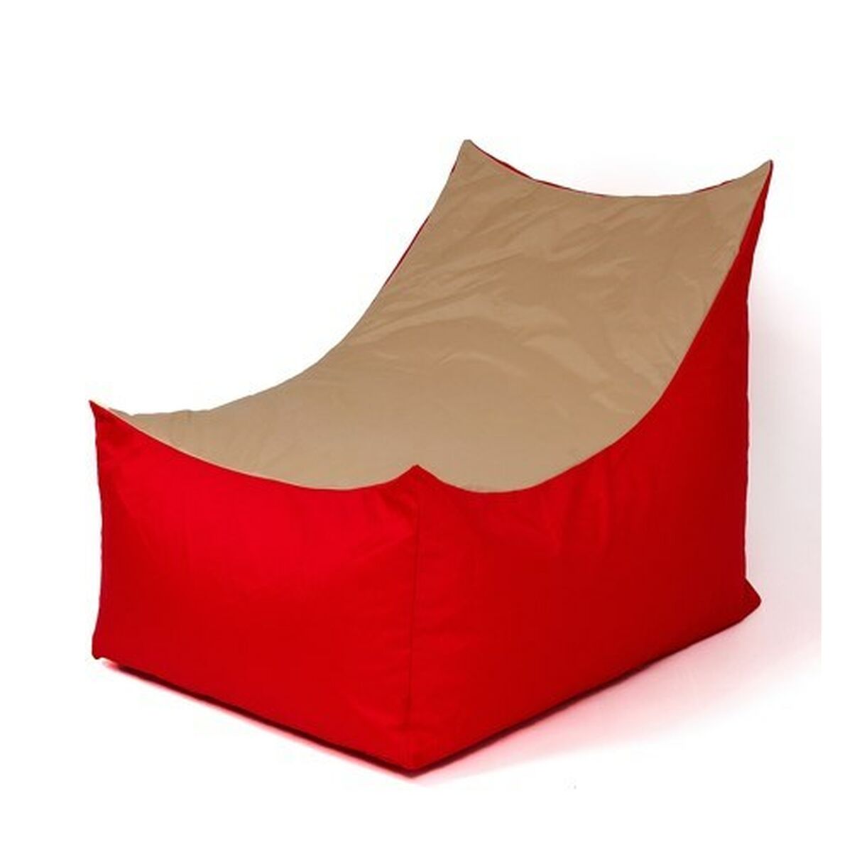 Puff GO GIFT Röd Beige Oxford tejido antidesgarros - 2