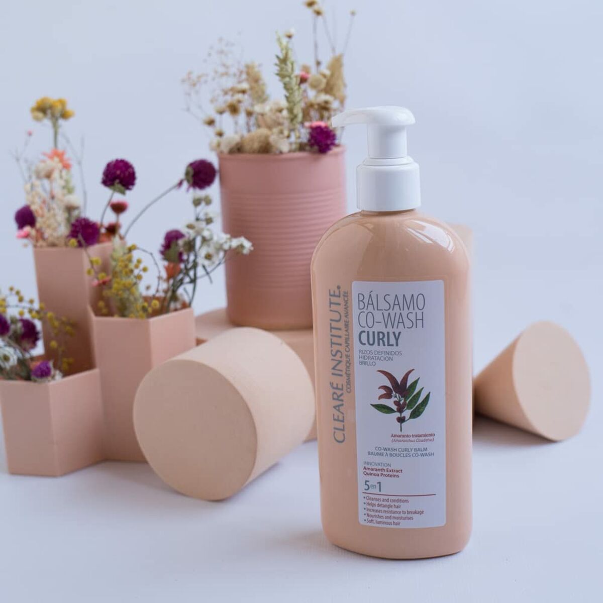 Lockdefinierande vätska Clearé Institute Wash Curly 300 ml - 5