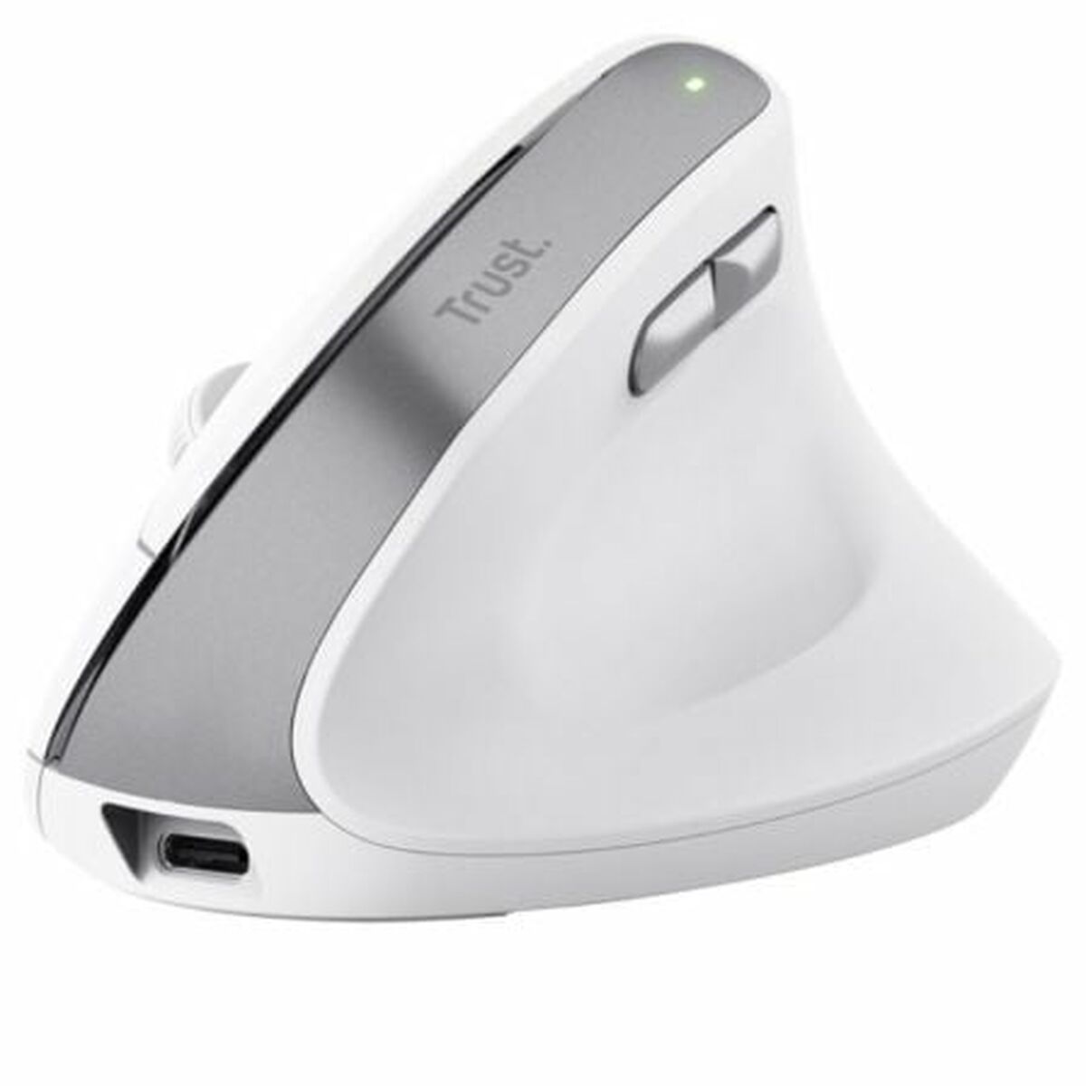 Optisk Mus Ergonomisk Trust 25398 Vit 2400 dpi