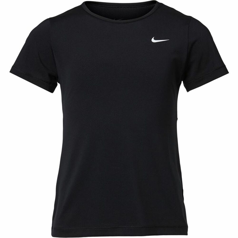 Barn T-shirt med kortärm Nike Pro Svart 92 % Polyester 8 % Spandex - 7