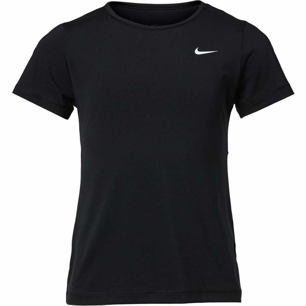 Barn T-shirt med kortärm Nike Pro Svart 92 % Polyester 8 % Spandex - 17