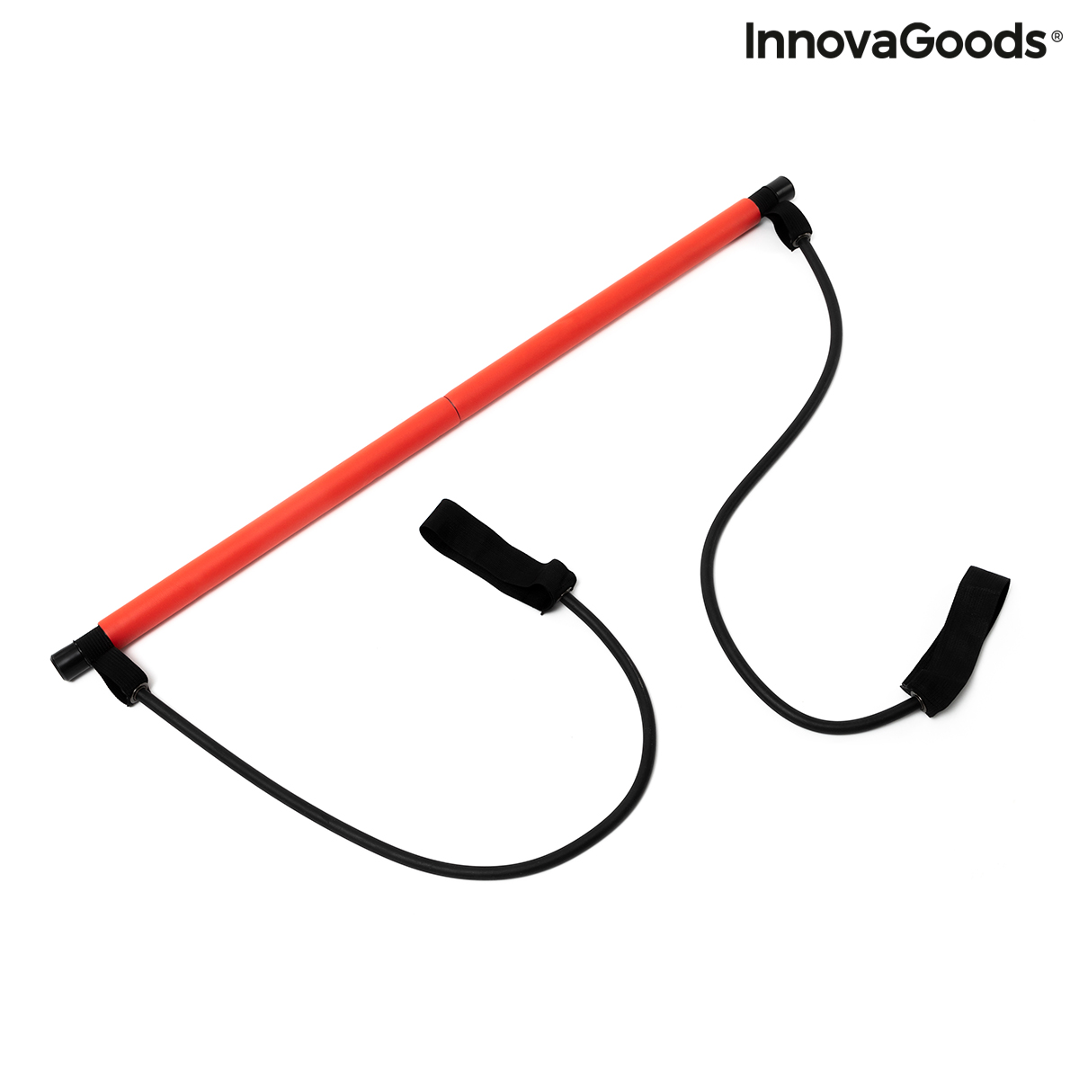 Träningsstång med motståndsband och träningsguide Resibar InnovaGoods - 4