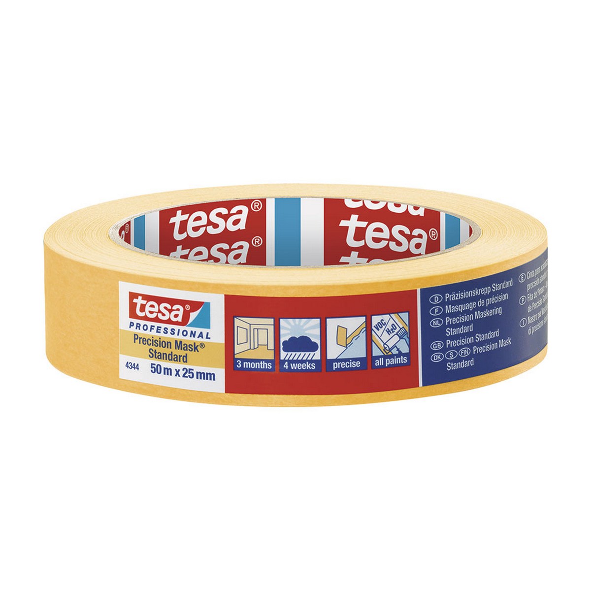 Självhäftande band TESA Precision Mask 4344 Standard (50 m x 25 mm) - 2
