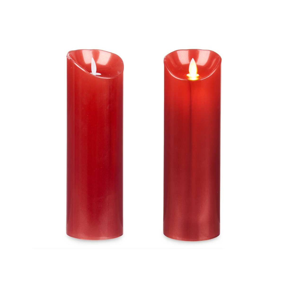 LED Ljus Acorde L-Y8025-YBH-R Röd 8 x 8 x 25 cm (12 antal) - 6