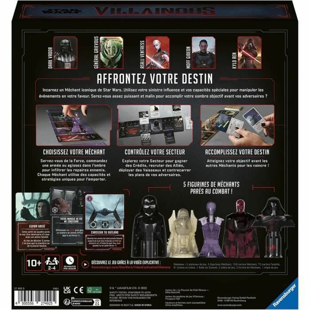Sällskapsspel Star Wars Ravensburger 27492 Villainous - 2
