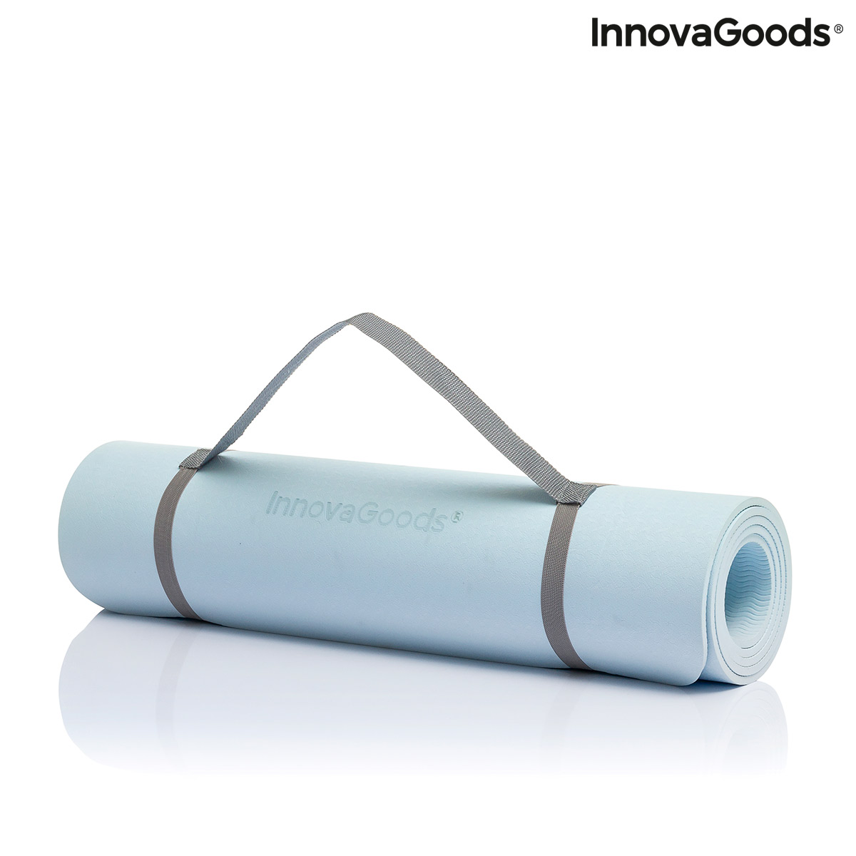 Halkfri yogamatta med positionslinjer och träningsanvisningar Asamat InnovaGoods - 3