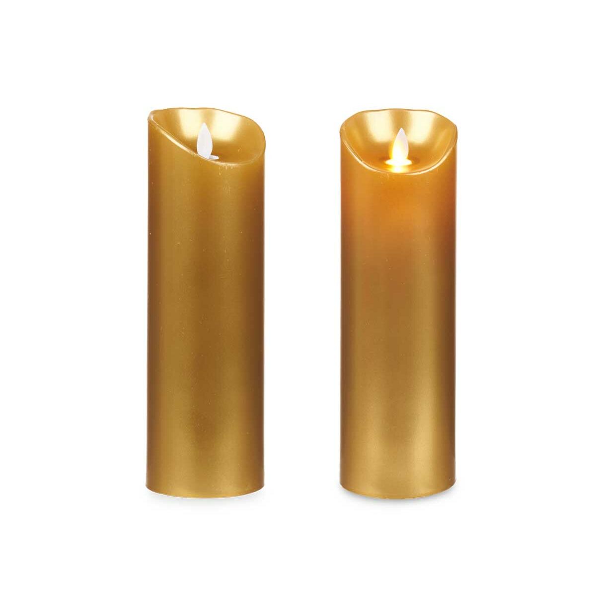 LED Ljus Acorde L-Y8025-YBH-O Gyllene 8 x 8 x 25 cm (12 antal) - 5