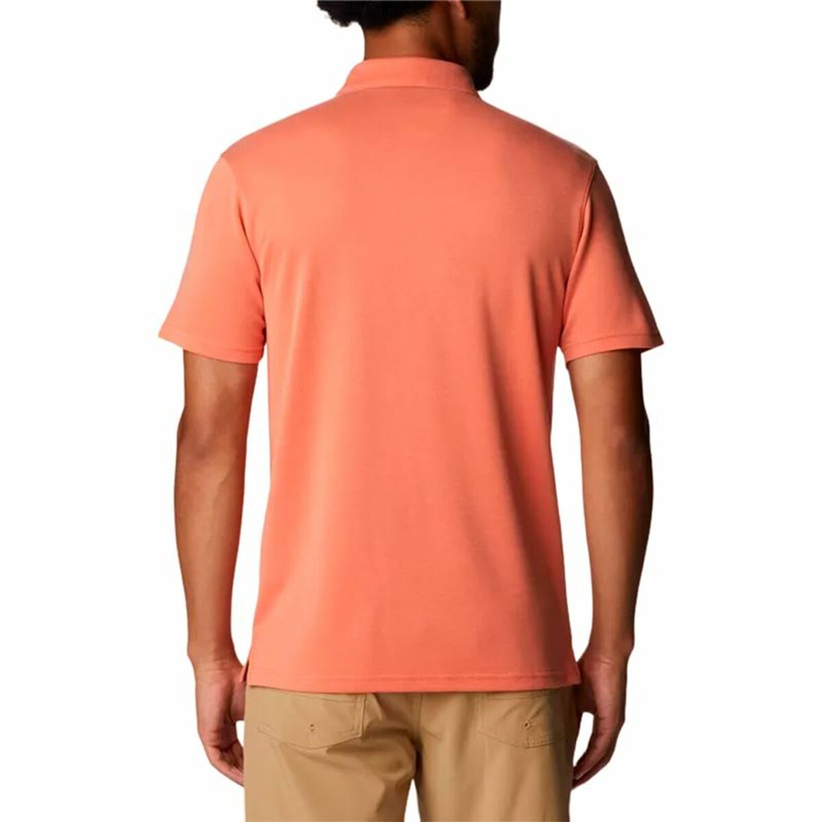 Polotröja kortärmad Herr Columbia Nelson Point™ Korall - 4
