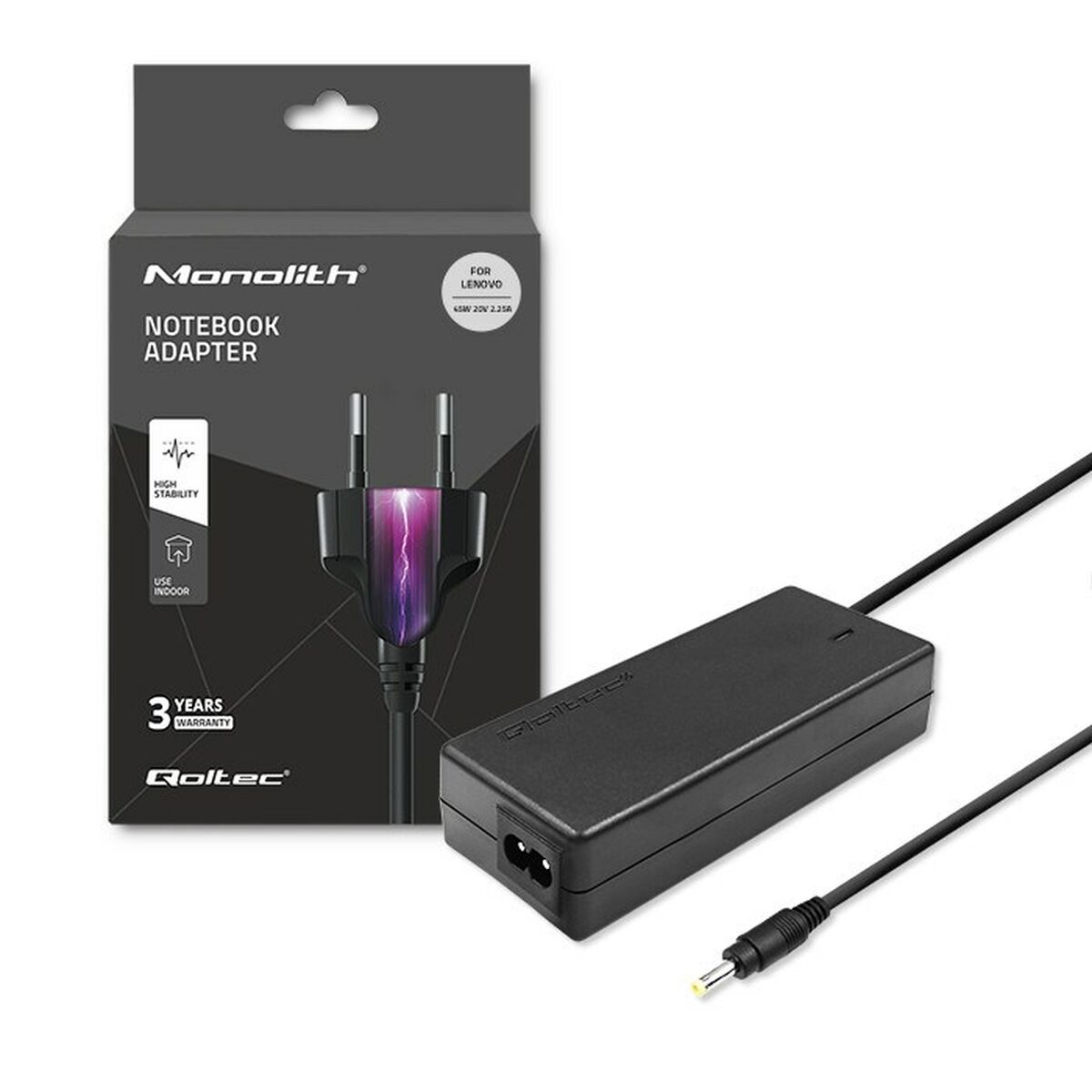 Laptopladdare Qoltec 51509.45W 45 W