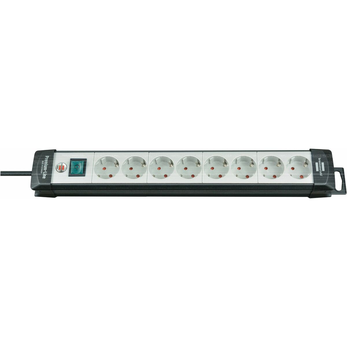 Ellist 4 Tomas-uttag med brytare Brennenstuhl Premium-Line 3600 W (1,8 m) - 3