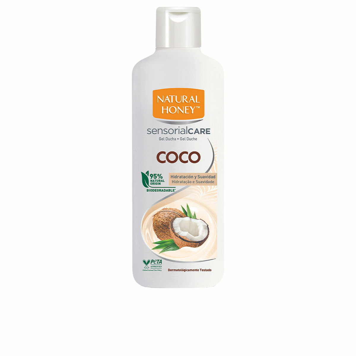 Fuktighetsgivande duschgel Natural Honey Coco Addiction 600 ml