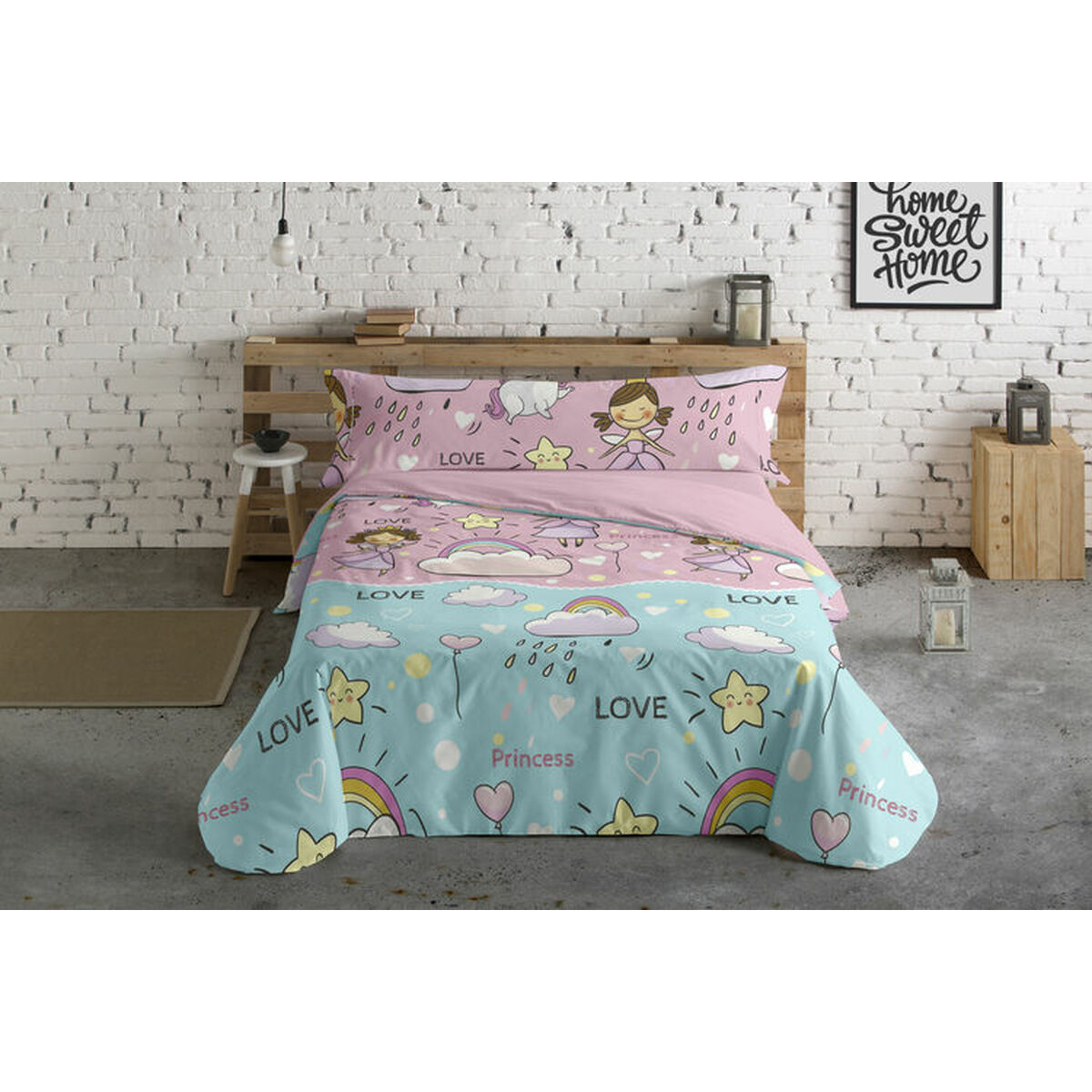 Täckslagsset Pierre Cardin Morgana Rosa Säng 90 3 Delar - 2