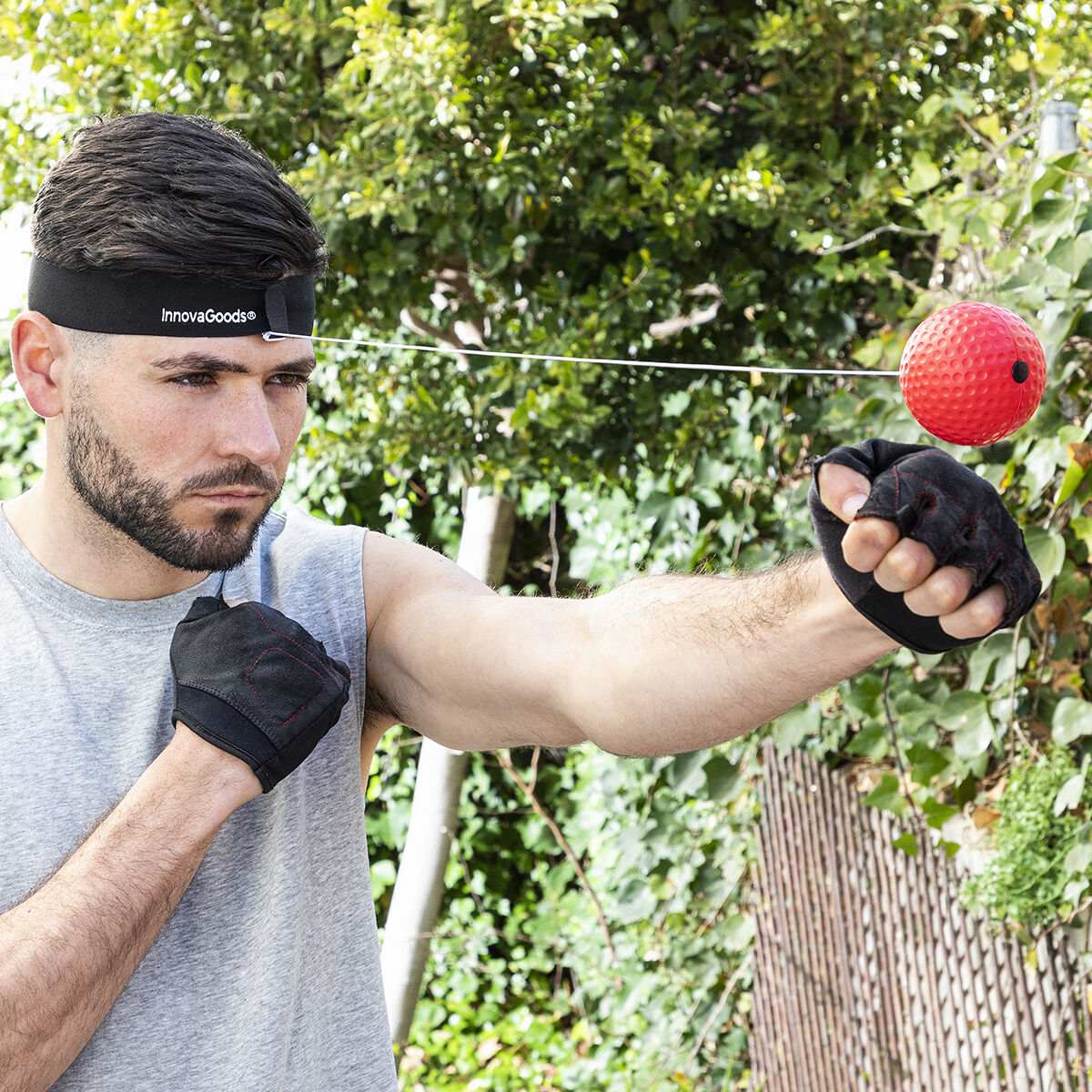 Uppsättning av träning och reflex bollar Balxing InnovaGoods - 32