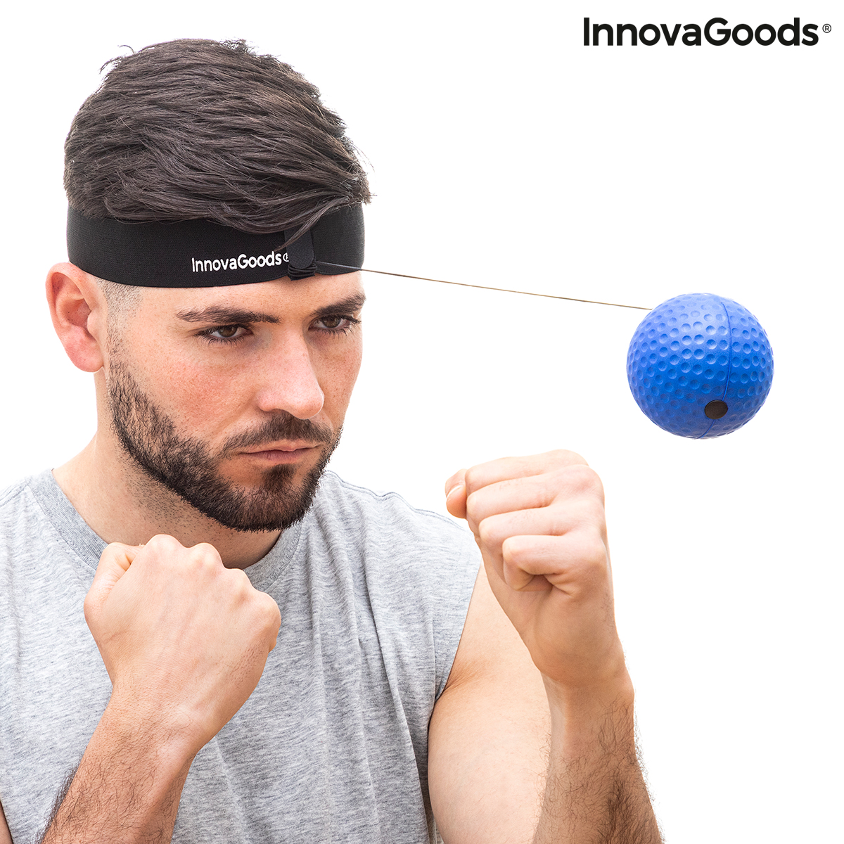 Uppsättning av träning och reflex bollar Balxing InnovaGoods - 4