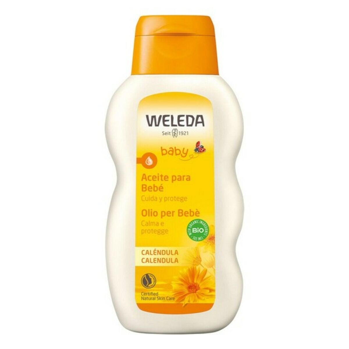 Återfuktande kroppsolja för spädbarn Baby Weleda Ringblomma (200 ml) - 3