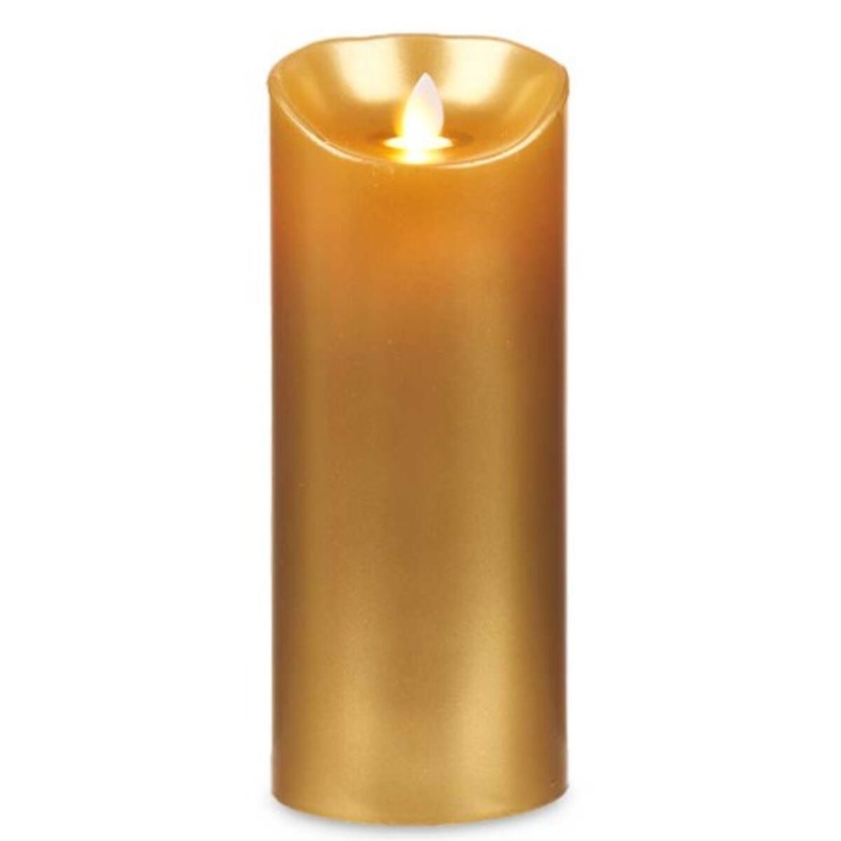 LED Ljus Gyllene 8 x 8 x 20 cm (12 antal) - 6