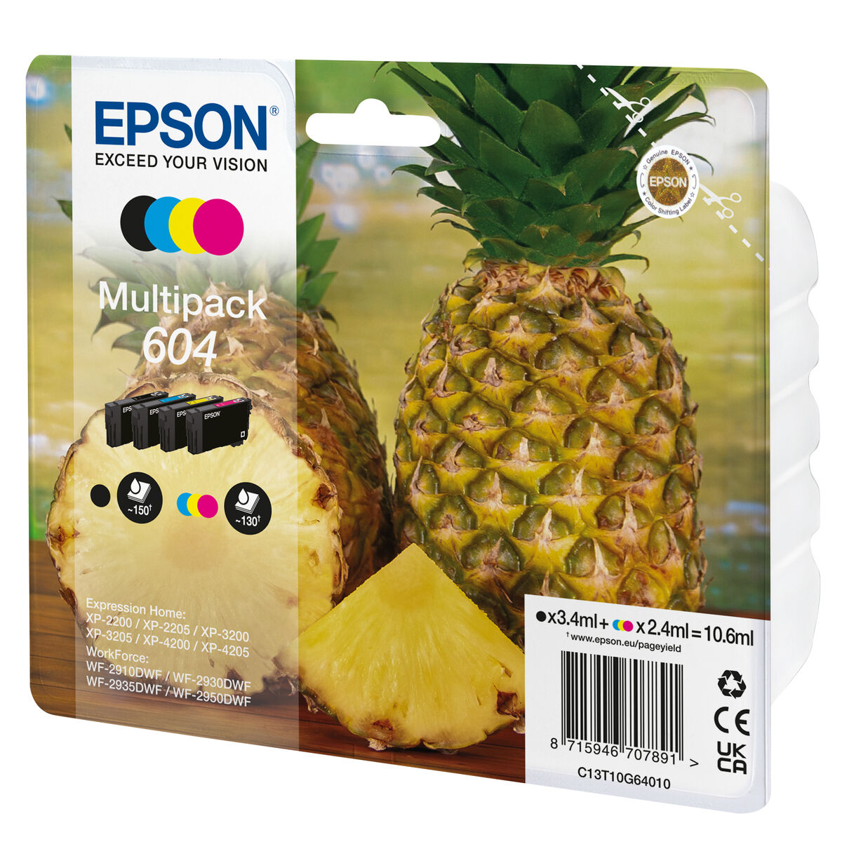 Original Bläckpatron Epson 604 Svart