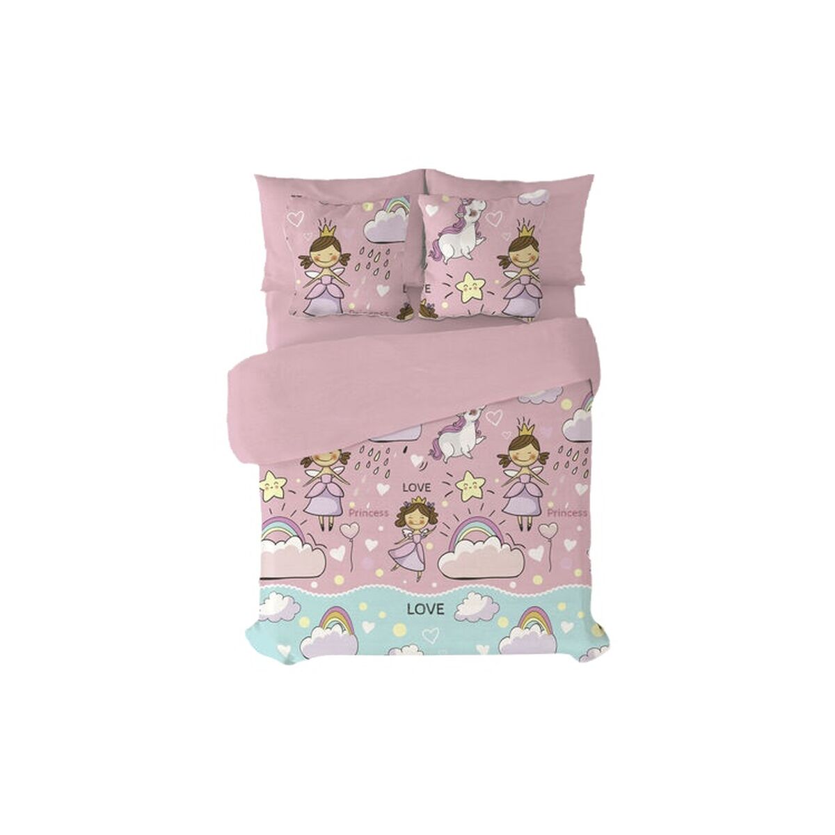 Täckslagsset Pierre Cardin Morgana Rosa Säng 105 3 Delar