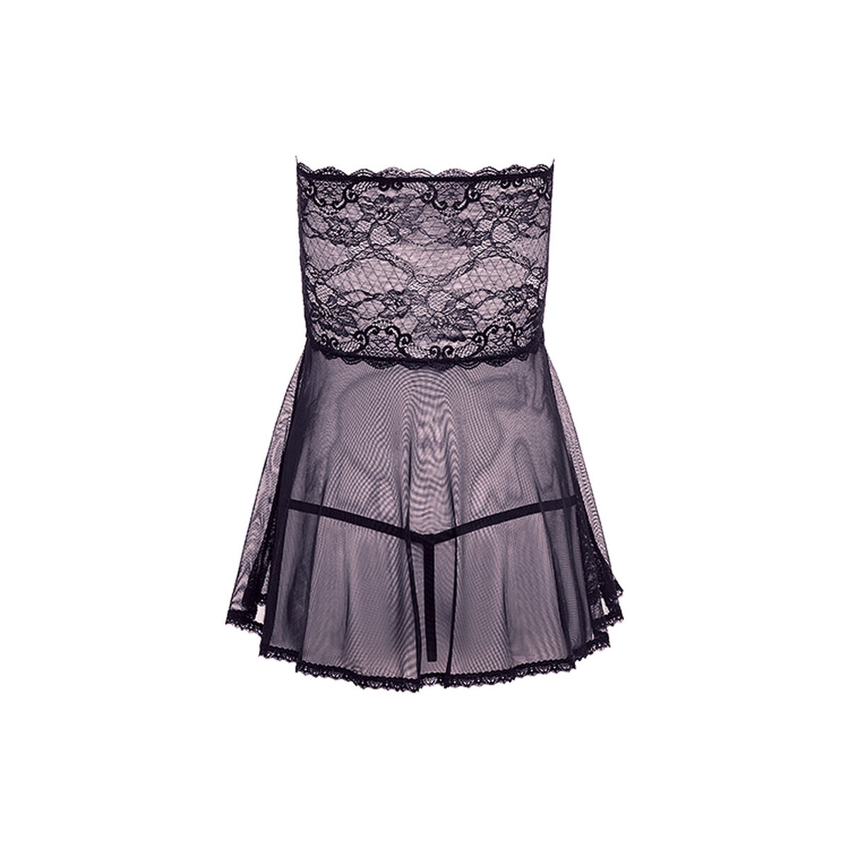 Babydoll Barely Bare Svart One size - 5